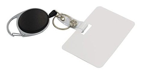 Wedo Gürtelclip 2in1 Con Ausziehbarer Schnur Negro