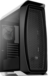 Caja Pc Aerocool Aero One Lateral De Cristal Templado Ventiladores Frontales Incluidos Rgb Colo White Sin Fuente De Alimentacion