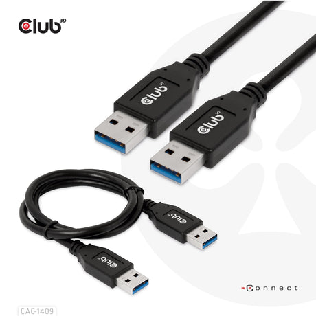EAN 8719214472863 - CLUB3D CAC-1409 cable USB USB 3.2 Gen 2 (3.1 Gen 2) 0,5 m USB A Negro imagen 3