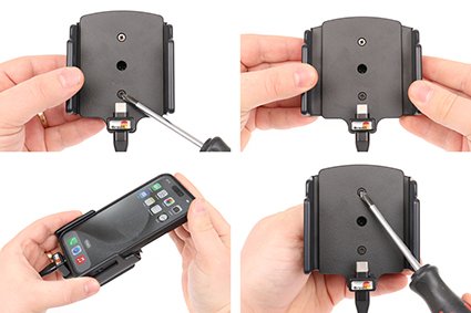 EAN 7320287213768 - Brodit 721376 soporte Soporte activo para teléfono móvil Teléfono móvil/smartphone Negro imagen 4