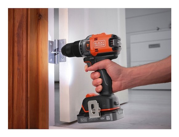 Black & Decker Bld683xn-Xj Taladro 1800 Rpm 1 Kg Negro, Naranja