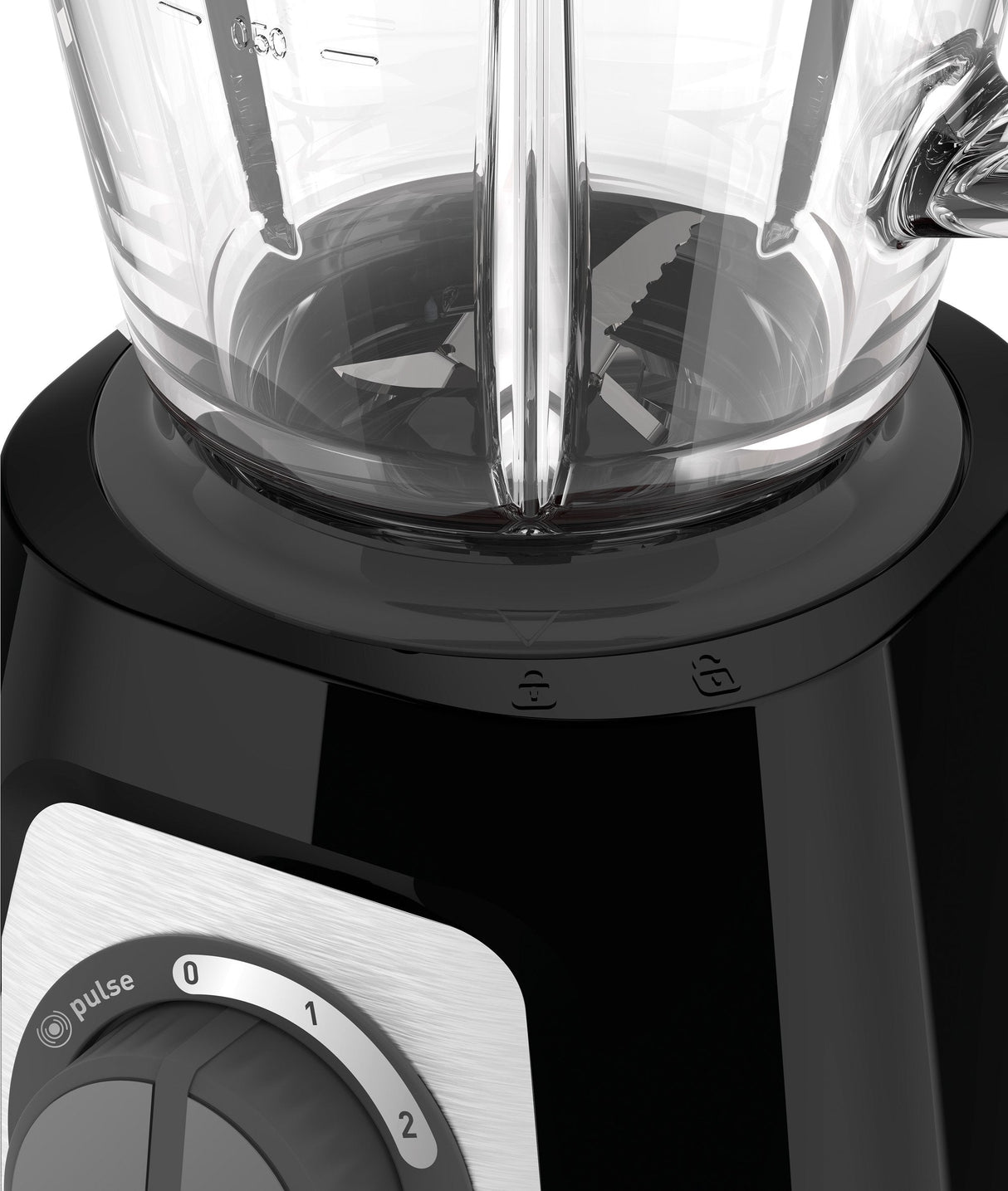 Licuadora Tefal Bl438831 Blendforce 800 W, Jarra Vidrio 1,25 L, Pica Hielo, Negro