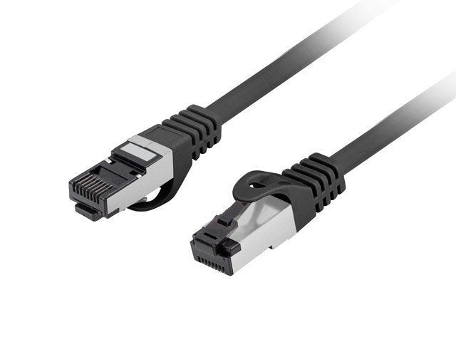 EAN 5901969440577 - Lanberg PCF8-10CU-0025-BK cable de red Negro 0,25 m Cat8.1 S/FTP (S-STP) imagen 1