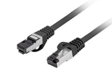 EAN 5901969440577 - Lanberg PCF8-10CU-0025-BK cable de red Negro 0,25 m Cat8.1 S/FTP (S-STP) imagen 1