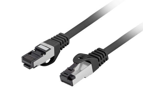 EAN 5901969440577 - Lanberg PCF8-10CU-0025-BK cable de red Negro 0,25 m Cat8.1 S/FTP (S-STP) imagen 1