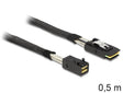 EAN 4043619833887 - DeLOCK 83388 cable Serial Attached SCSI (SAS) 0,5 m Negro imagen 1
