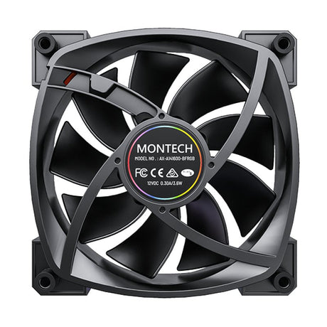 EAN 4710562747287 - Montech AX140 PWM Carcasa del ordenador Ventilador 14 cm Negro 1 pieza(s) imagen 5