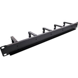 Panel De Gestión De Cables Inline De 19", 5 Soportes Pequeños, Ral9005, Negro