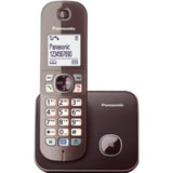 Teléfono Panasonic Kx-Tg6811ga Dect Marrón Identificador De Llamadas