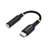 EAN 0065030898225 - StarTech.com USBCAUDIO2 cambiador de género para cable USB Type-C 2.0 3.5 mm Negro imagen 1