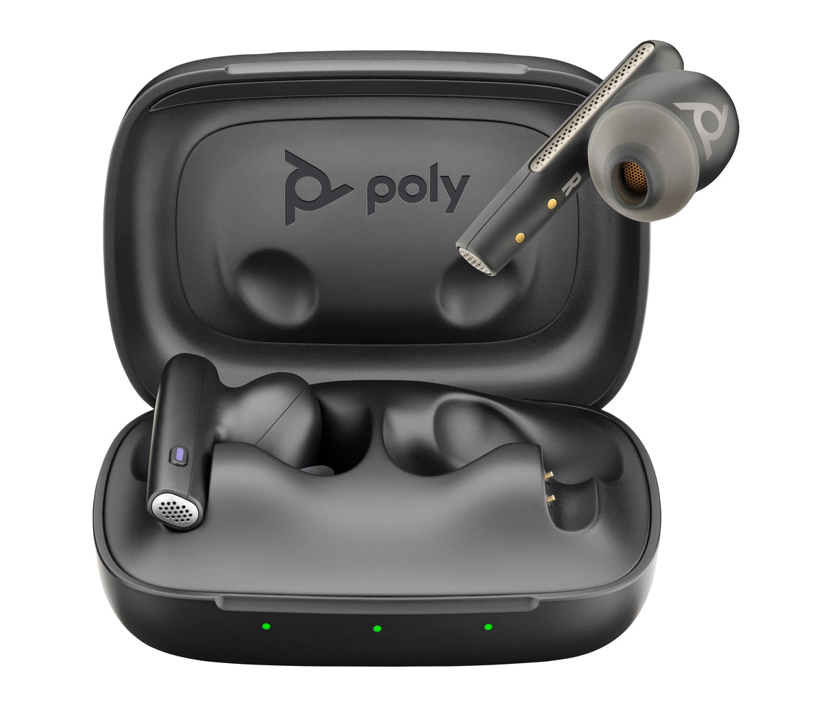 EAN 0017229179042 - HP Poly Voyager Free 60 UC M Carbon Black Earbuds +BT700 USB-A Adapter +Basic Charge Case Auriculares Ina imagen 7