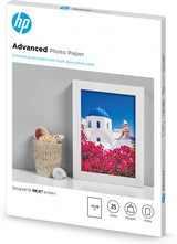 Original Hp Papel Inkjet Fotografico Glossy 13x18cm 250gr 25 Hojas Photosmart/A610