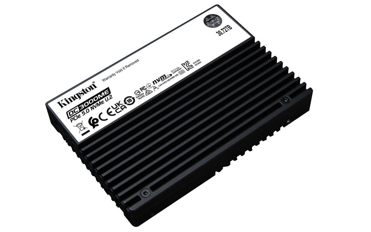 Kingston Dc3000me Sedc3000me/30t7 30720 Gb 1.0 Dwpd 2,5" 63,5mm U.2 Pcie 5.0 X4 Ssd 256bit Aes