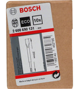 Bosch Professional Cincel Plano Sds-Plus, 20 Mm X 250 Mm, 10 Piezas 2608690131