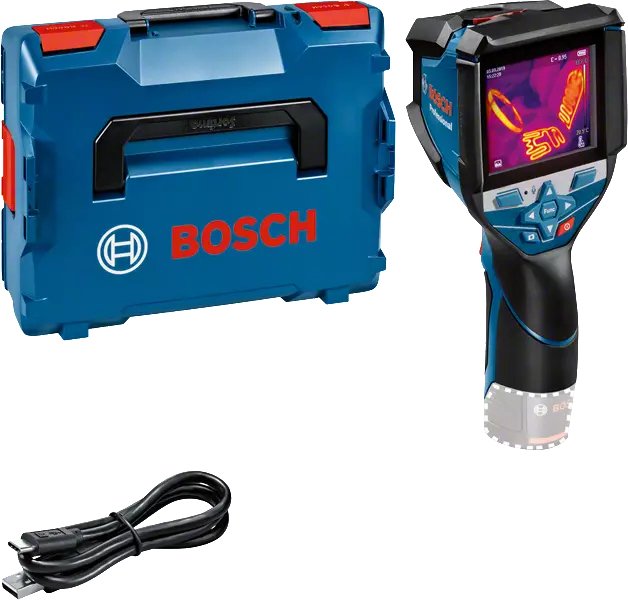 EAN 3165140975964 - Bosch GTC 600 C Noise equivalent temperature difference (NETD) IR Negro, Azul 256 x 192 Pixeles Pantalla  imagen 1