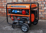 Extralink Ex.30714 Motor-Generador 7000 W 25 L Gasolina Negro, Naranja