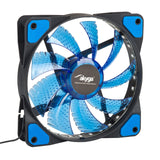 Ventilador Akyga System Aw-12e-Bl 120mm 33 Led Azul Molex