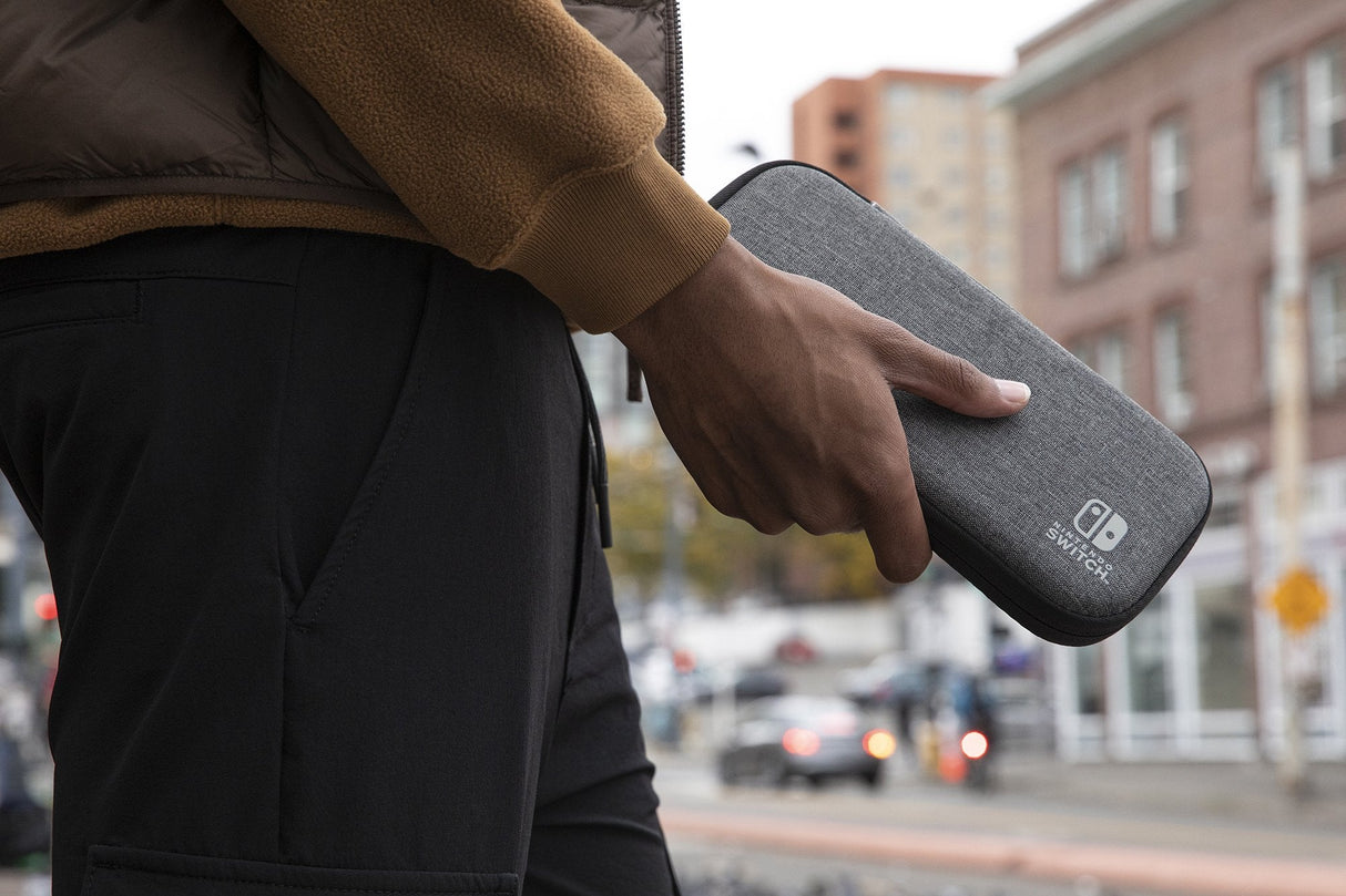 Powera 1522651-01 Funda Para Consola Portátil Funda Protectora Rígida Nintendo Carbón Vegetal