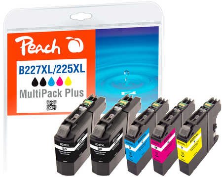 Peach Pi500-141 Tinta Azul, Cian, Magenta, Amarillo Lc-227xl/Lc225xl