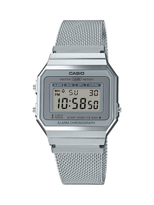 Reloj Digital Casio Vintage Iconic A700wem-7aef 37mm Plata