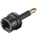 Goobay Toslink Acoplingo A 3.5 Mm, Adaptador Negro 11922