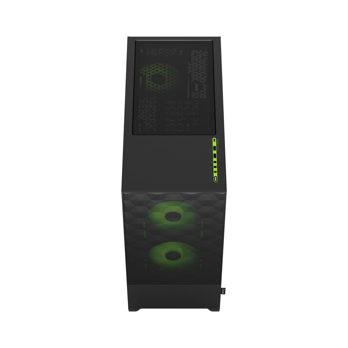 Caja Pc Fractal Design  Pop Air Rgb Green Core Tg Clear Tint