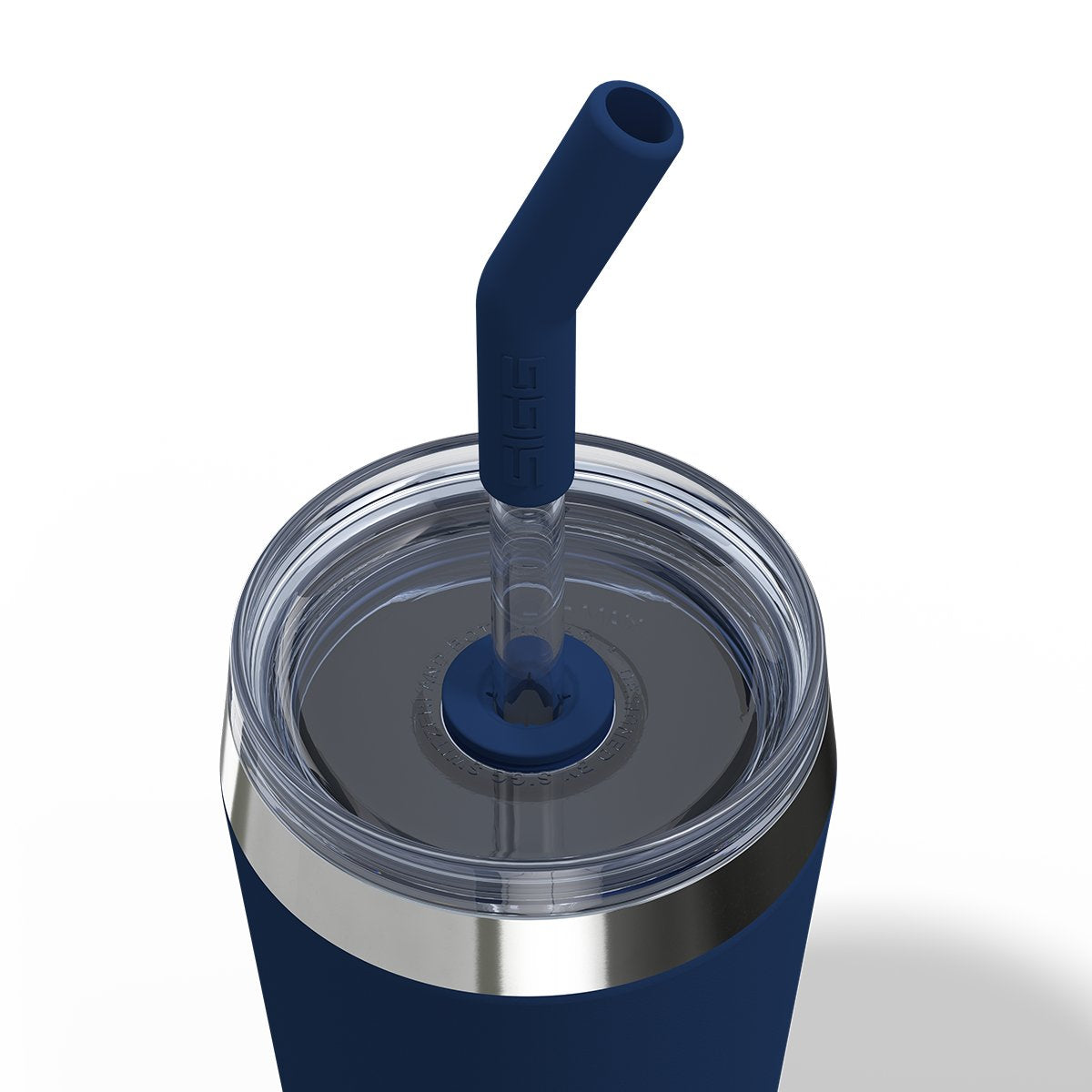 Taza De Café Sigg Helia Night Ink 0,45 L, Taza Térmica Azul Oscuro, Con Pajita