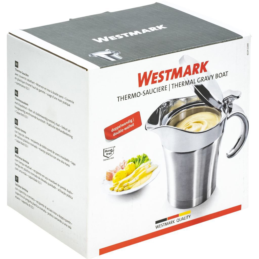 Westmark Isolier-Sauciere 0,5 L Plateado, Mate