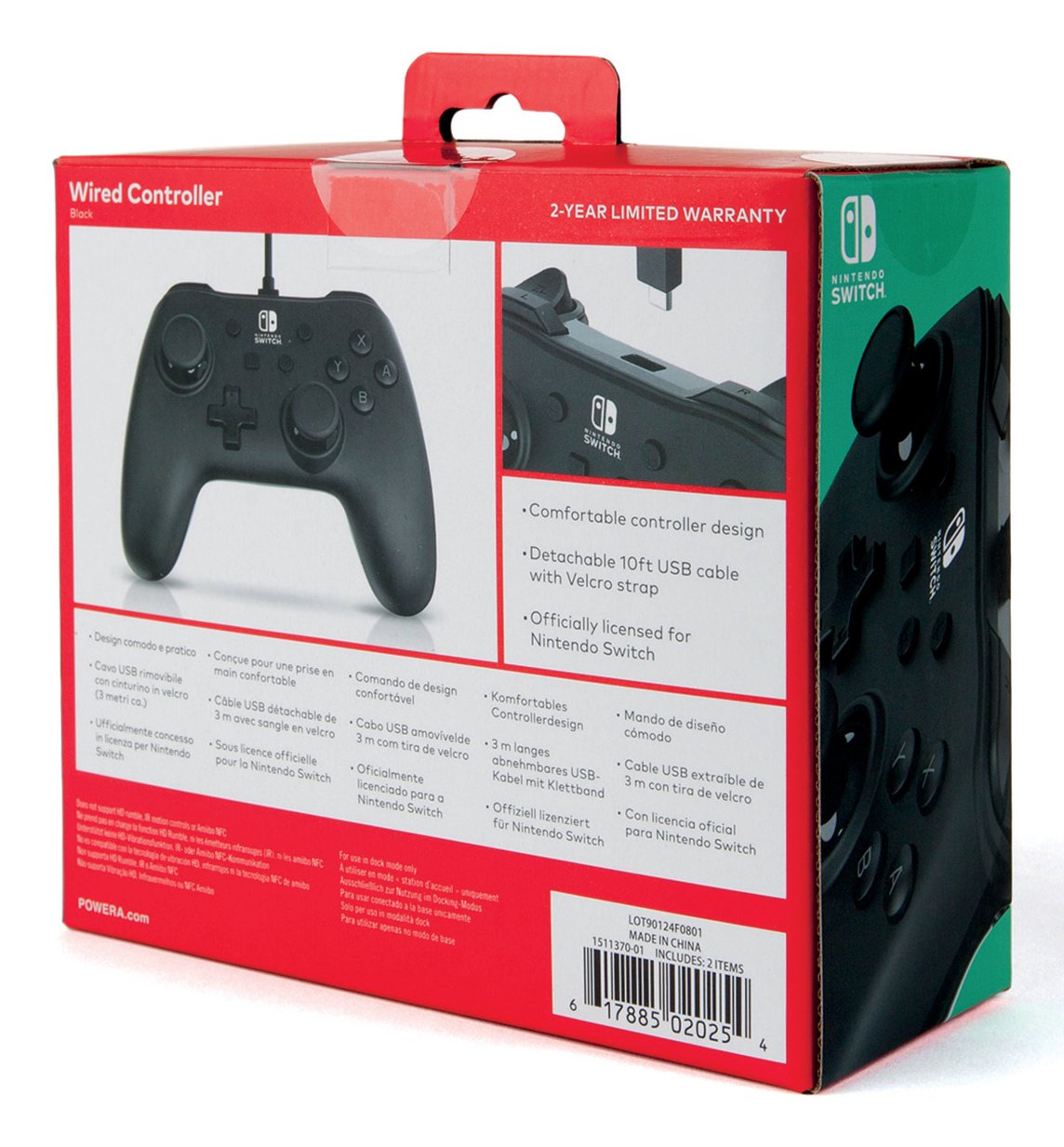 EAN 0617885020254 - PowerA 1511370-02 mando y volante Negro USB Gamepad Digital Nintendo Switch, Nintendo Switch 2, Nintendo  imagen 8
