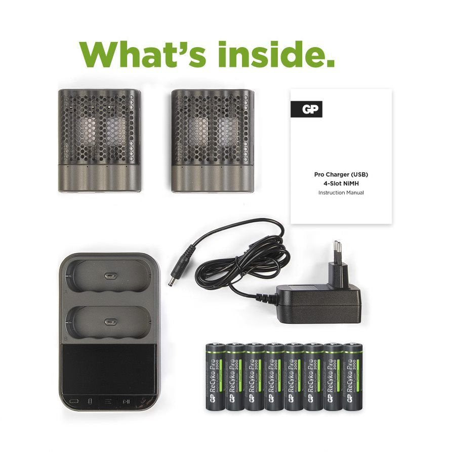EAN 4891199204043 - GP Batteries ReCyko+ M461 cargador de batería Pilas de uso doméstico USB imagen 7