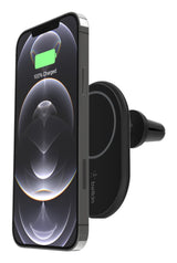 Belkin Wic004btbk-Nc Soporte Magnético Para Coche De 10 W Con Función De Carga