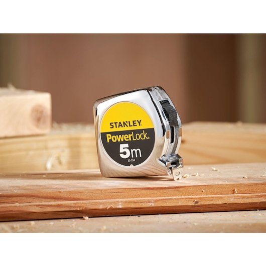 Stanley Bandmass Powerlock Kunst- Stoff 5m/19mm