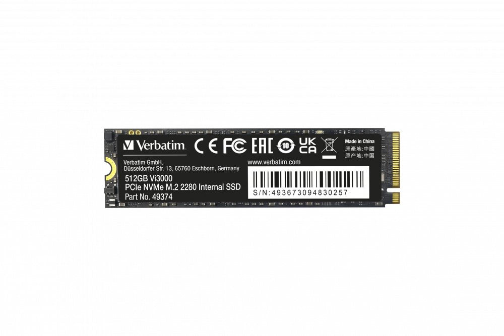 Disco Ssd 512gb Verbatim Vi3000 Pcie Nvme M.2