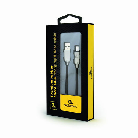 EAN 8716309108157 - Gembird CC-USB2R-AMMBM-2M cable USB USB 2.0 Micro-USB B USB A Negro imagen 1