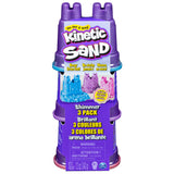 Spin Master Kinetic Sand - Arena Brillante, Paquete De 3, Arena De Juego 340 Gramos 6053520