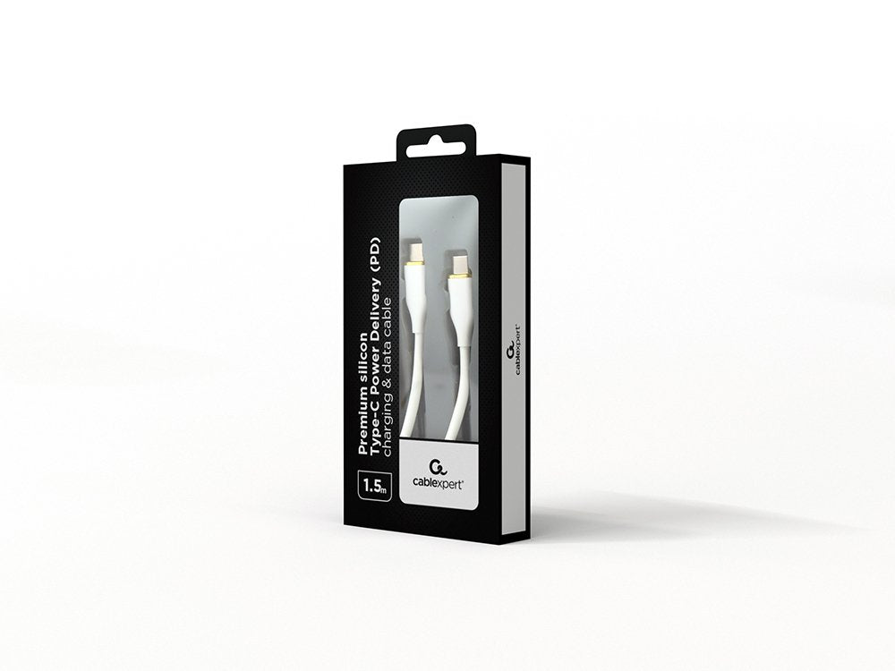 Cable Usb-C 1.5m Premium White/Cc-Usb2s-Cmcm-1.5m-W Gembird