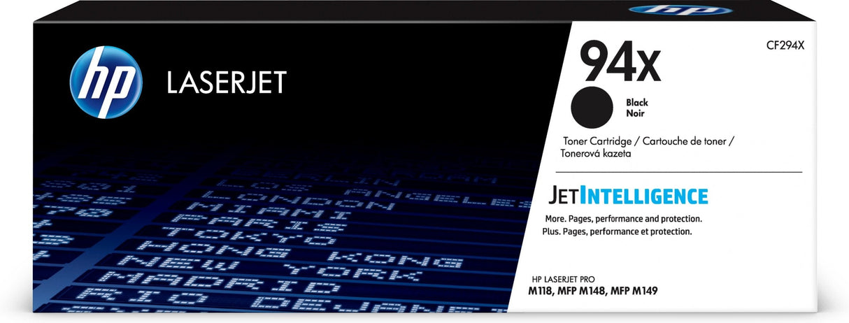 Tóner Original Hp Cf294x 94x Xl Alta Capacidad Negro