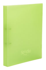 Pardo Carpeta 4 Anillas Mixtas 4x25 Mm Studio Style Pp A4 Verde