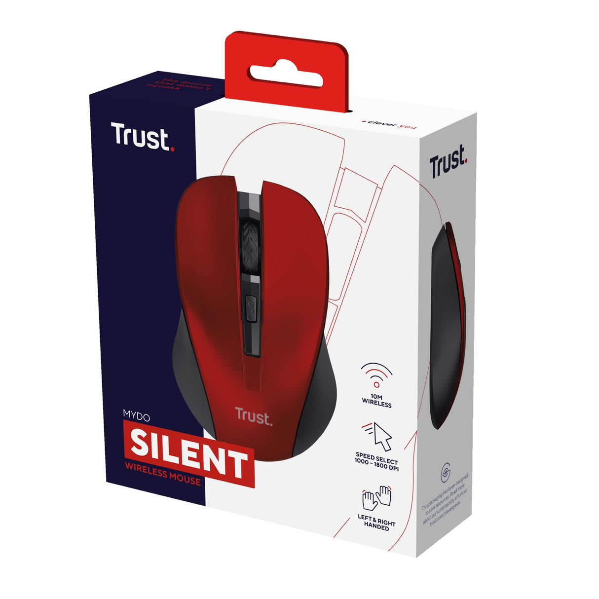 EAN 8713439218718 - Trust 21871 ratón Oficina Ambidextro RF inalámbrico Óptico 1800 DPI imagen 5