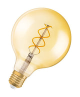Ledvance Osram Vintage 1906 - Bombilla Con Led-Filament - Form: Kugel - Transparente Finish - E27 - 4 W (Equivalente 28 W)