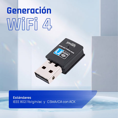 EAN 8435364320488 - iggual IGG320488 adaptador y tarjeta de red WLAN 300 Mbit/s imagen 5