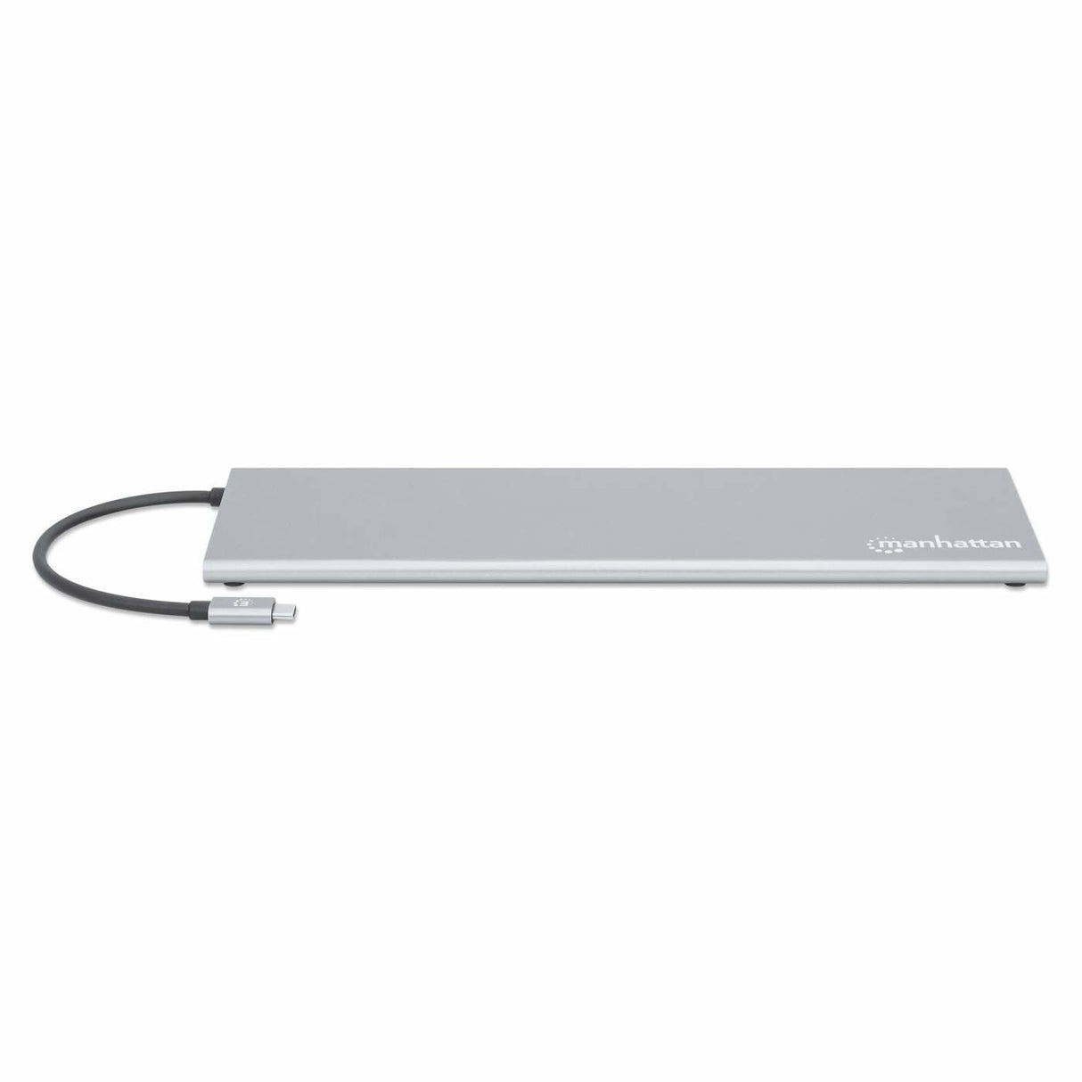 Manhattan 130578 Base Para Portátil Y Replicador De Puertos Alámbrico Usb 3.2 Gen 1 (3.1 Gen 1) Type-C Aluminio