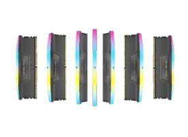 Memoria Ram Corsair 32 Gb Ddr5-6000 (2x 16 Gb)  (Gris, Cmh32gx5m2b6000z38, Vengeance Rgb, Intel Xmp, Amd Expo)