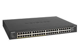 Netgear Gs348pp Switch 48 Puertos Gigabit Ethernet (10/100/1000) Negro Energía Sobre Ethernet (Poe)