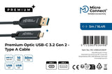 EAN 5715063026496 - Microconnect MC-USB3.2CA5OP cable USB USB 3.2 Gen 2 (3.1 Gen 2) 5 m USB A USB C Negro imagen 3