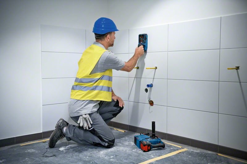 Bosch Professional Escáner De Pared D-Tect 200 C Professional, 12 V, Dispositivo De Seguimiento Azul/Negro, Batería De Iones De Litio De 2,0 Ah, En L-Boxx 601081601