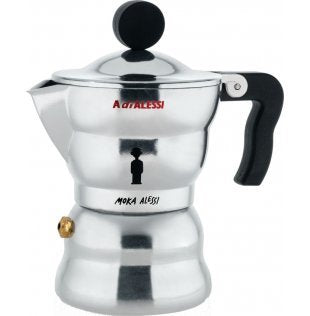 Cafetera  Alessi Aam33/1 Moka Negro
