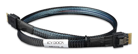 EAN 4713227446105 - Icy Dock MB323L-B cable Serial Attached SCSI (SAS) 0,5 m Negro imagen 1