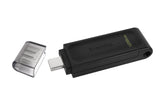 EAN 0740617305371 - Kingston Technology DataTraveler 70 unidad flash USB USB Tipo C 3.2 Gen 1 (3.1 Gen 1) Negro imagen 4
