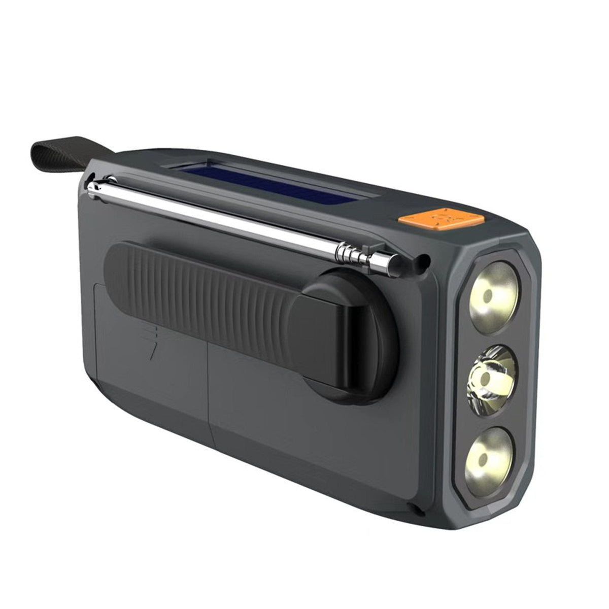 Radio Extralink Radio De Emergencia Bluetooth Solar Con Manivela Dinamo Powerbank 4000mah Con